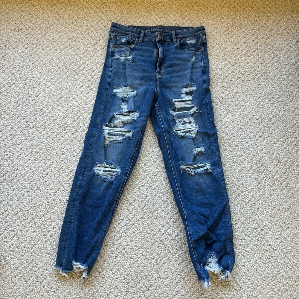 American Eagle ripped jeans